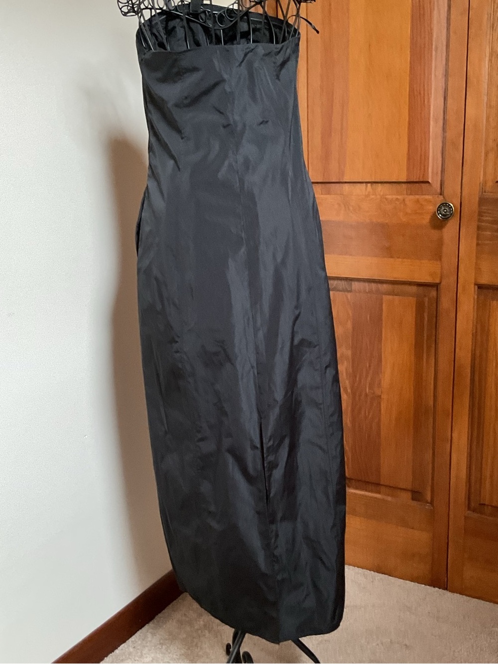 Zara strapless dress with Pockets, Black small, new - Picture 3 of 9